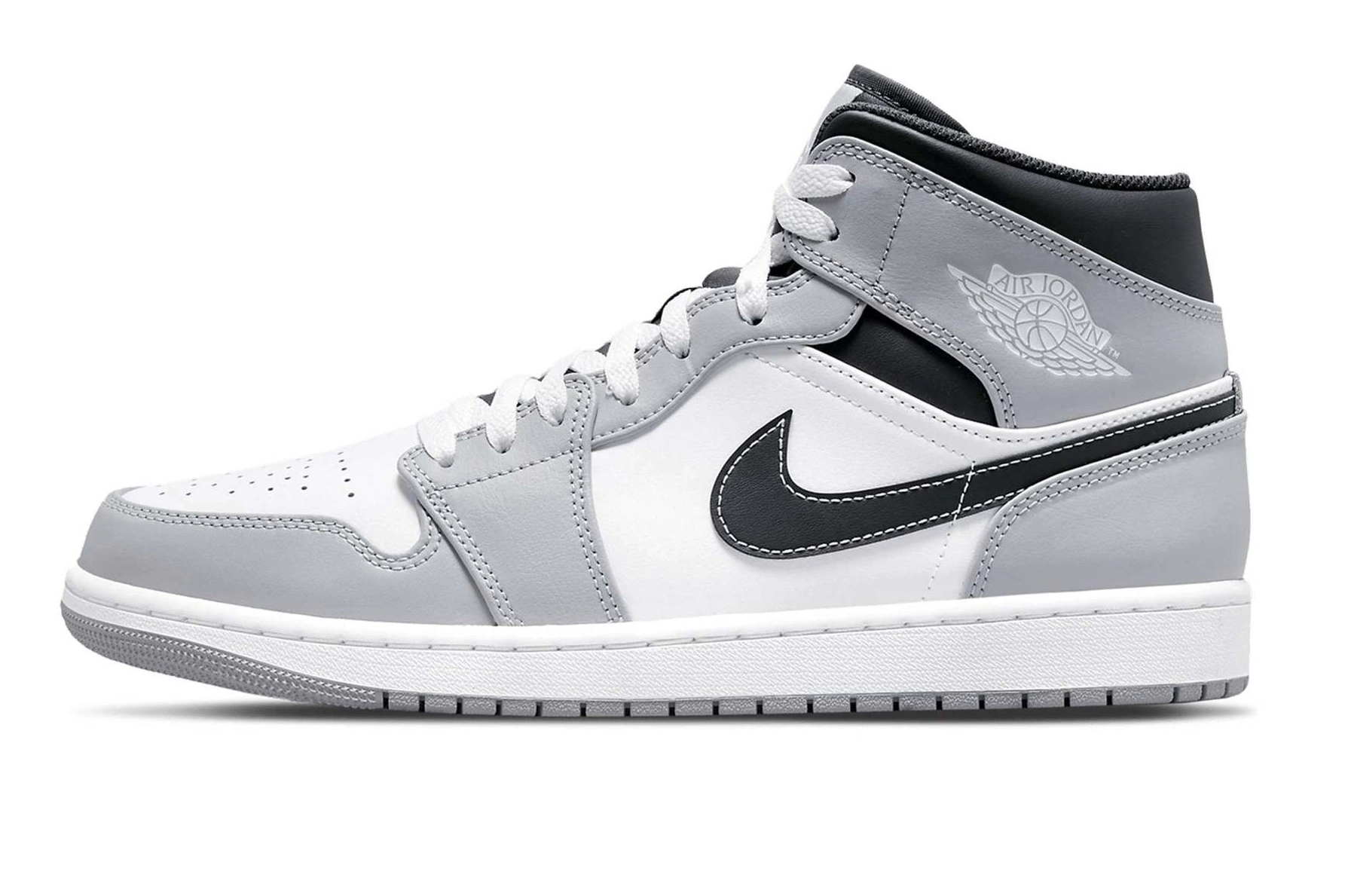 Jordan Air Light Mid Smoke 1 Anthracite Grey 0802